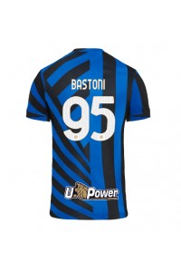 Inter Milan Alessandro Bastoni #95 Jalkapallovaatteet Kotipaita 2024-25 Lyhythihainen